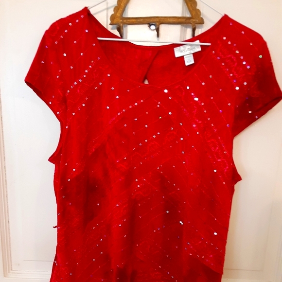 Dress Barn Tops - Dress Barn Plus-size red top